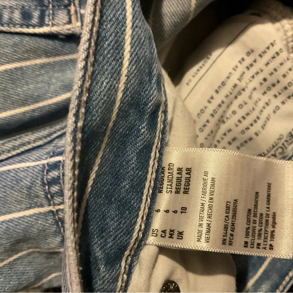 American eagle Striped mom Jean‎